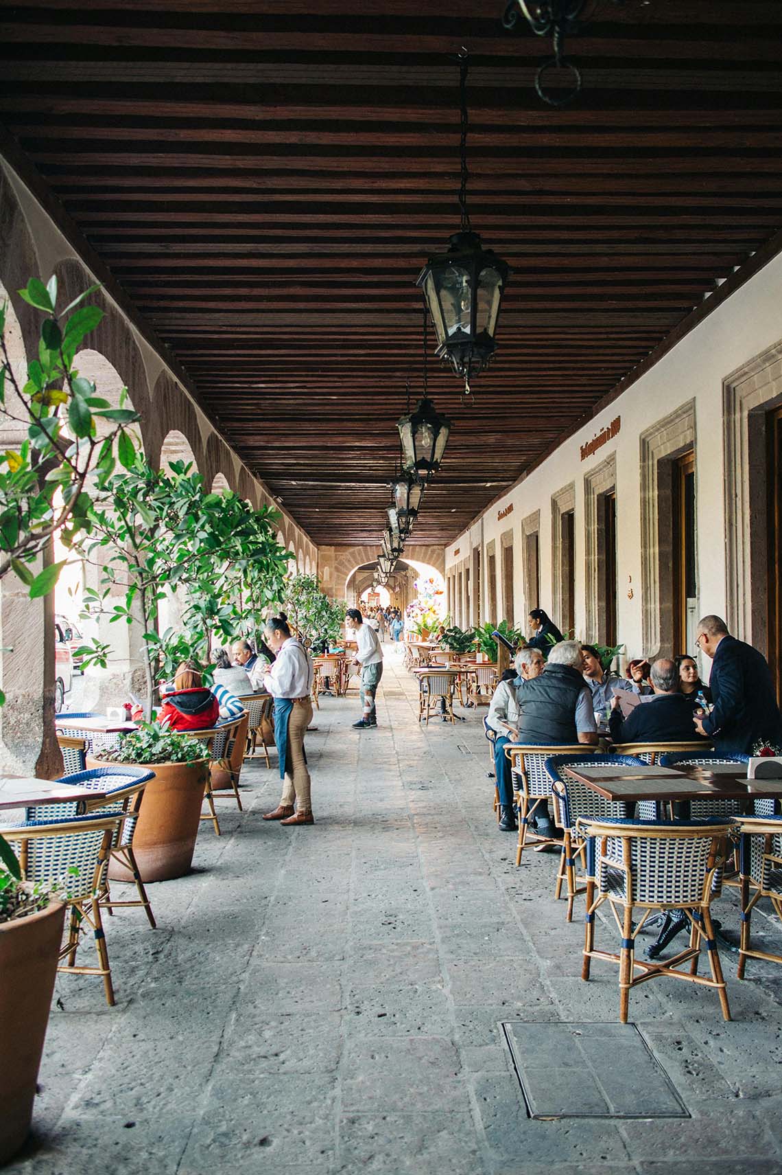 A busy day at a restaurant